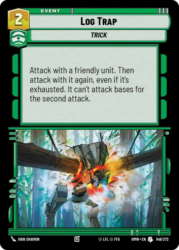 Log Trap — Homeworlds — Star Wars: Unlimited