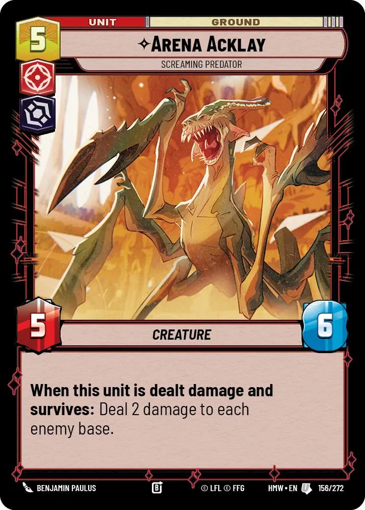 Arena Acklay - Screaming Predator — Homeworlds — Star Wars: Unlimited