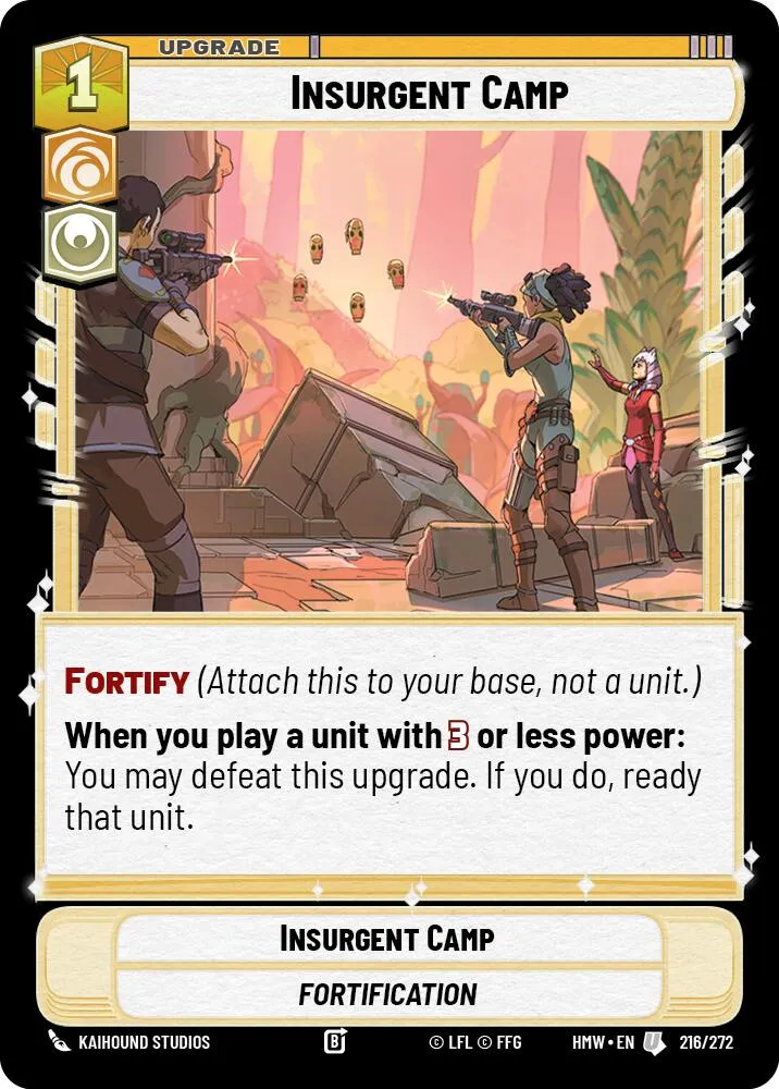 Insurgent Camp — Homeworlds — Star Wars: Unlimited