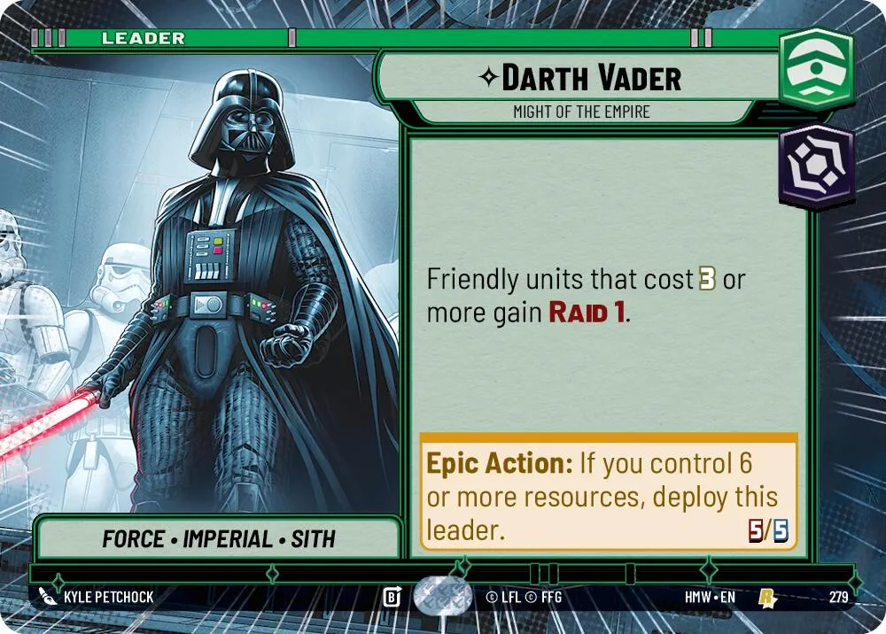 Darth Vader - Might of the Empire — Homeworlds — Star Wars: Unlimited