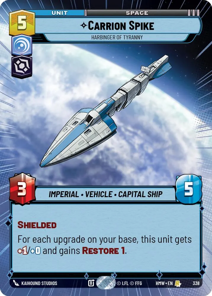 Carrion Spike - Harbinger of Tyranny — Homeworlds — Star Wars: Unlimited