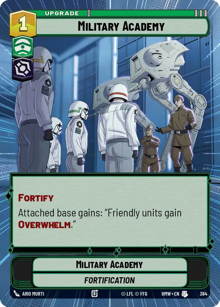 Military Academy — Homeworlds — Star Wars: Unlimited