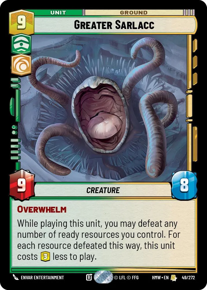 Greater Sarlacc — Homeworlds — Star Wars: Unlimited