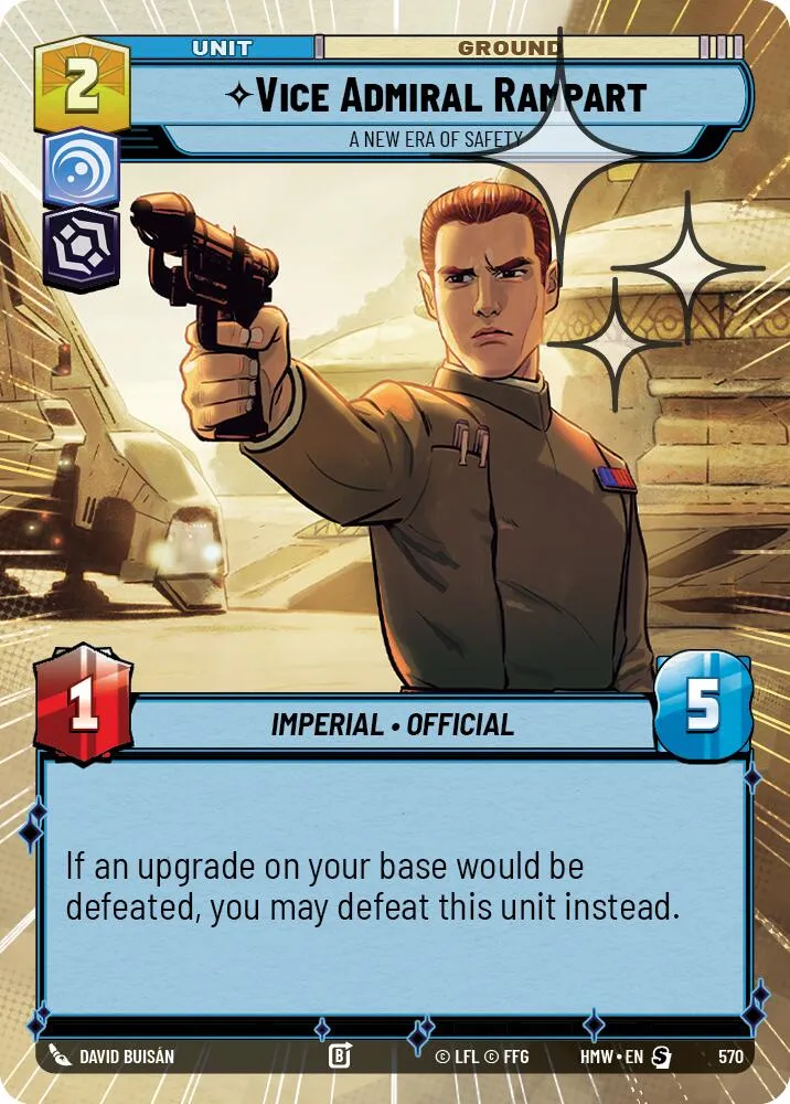 Vice Admiral Rampart - A New Era of Safety — Homeworlds — Star Wars: Unlimited