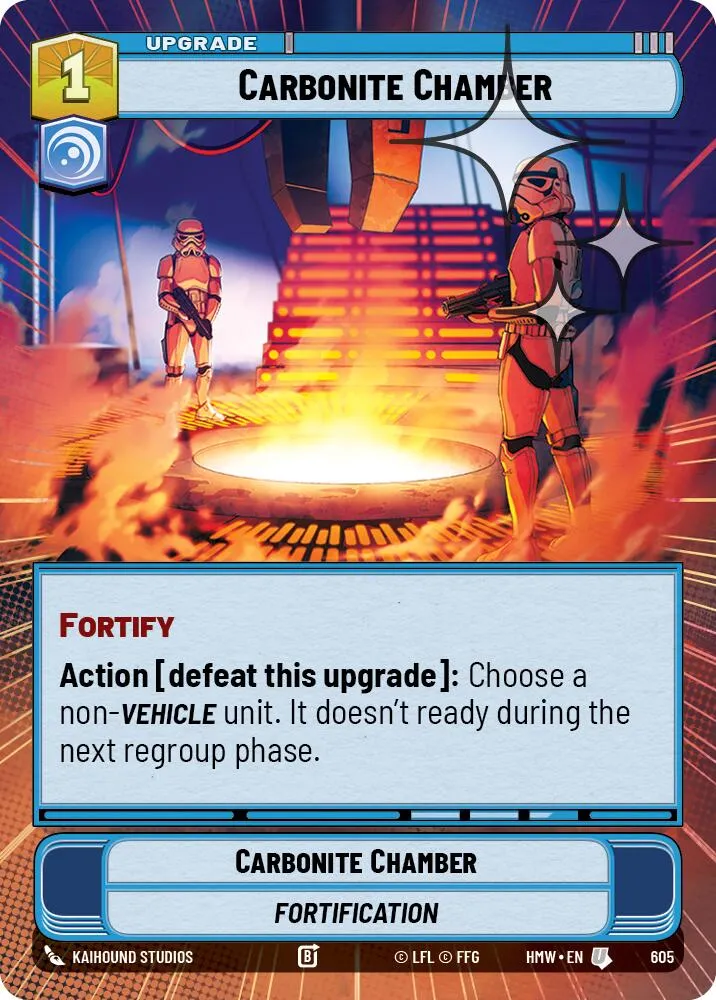 Carbonite Chamber — Homeworlds — Star Wars: Unlimited