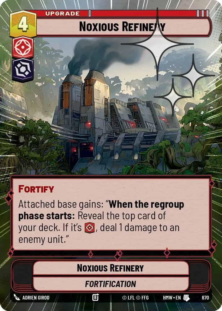 Noxious Refinery — Homeworlds — Star Wars: Unlimited