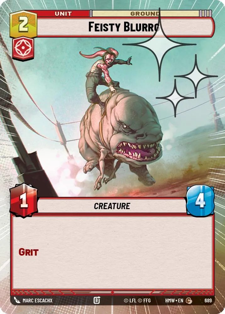 Feisty Blurrg — Homeworlds — Star Wars: Unlimited