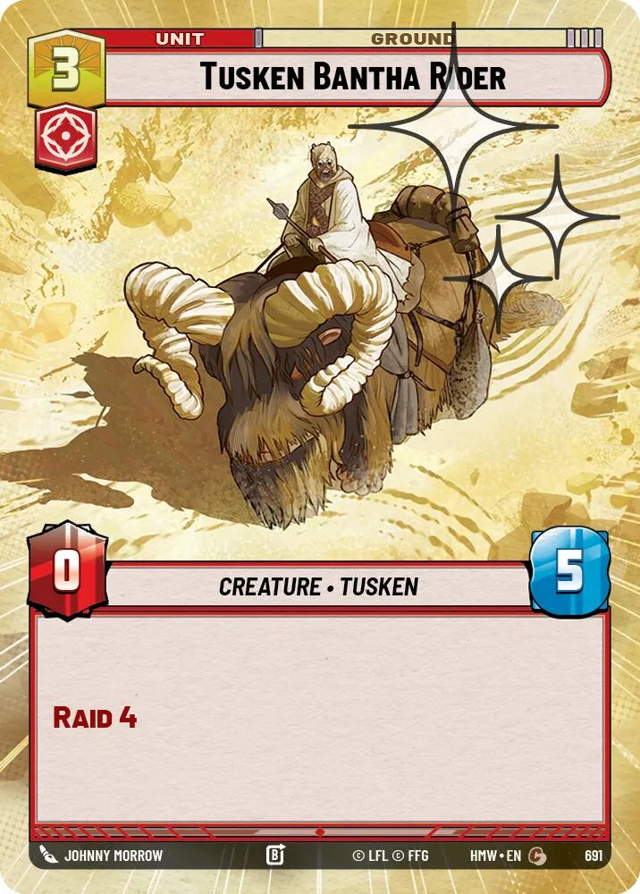 Tusken Bantha Rider — Homeworlds — Star Wars: Unlimited