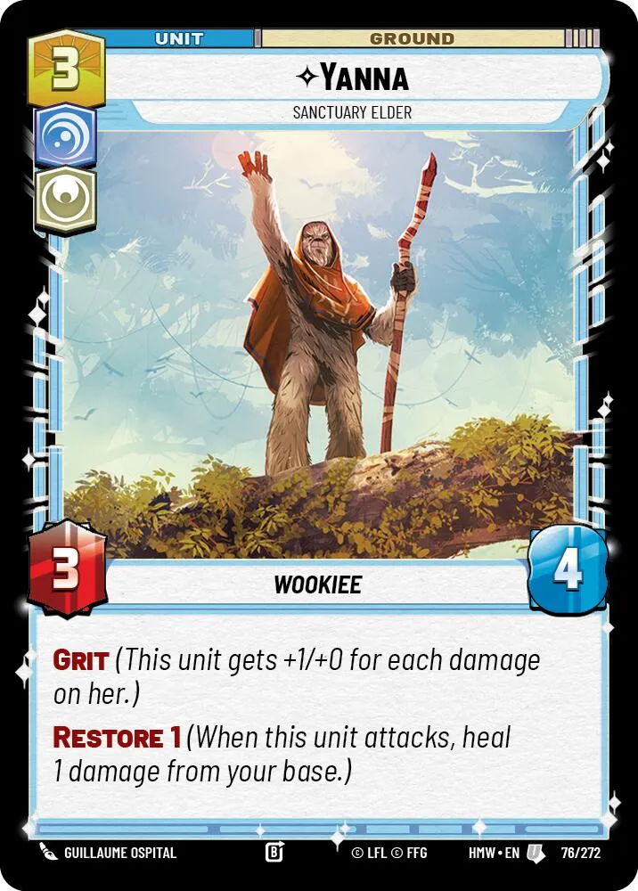 Yanna - Sanctuary Elder — Homeworlds — Star Wars: Unlimited