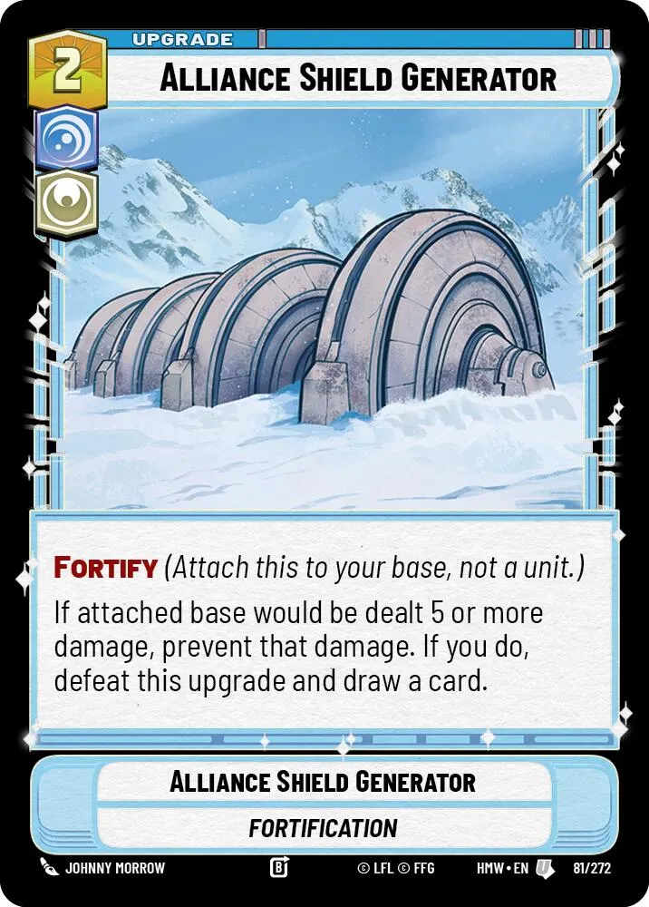 Alliance Shield Generator — Homeworlds — Star Wars: Unlimited
