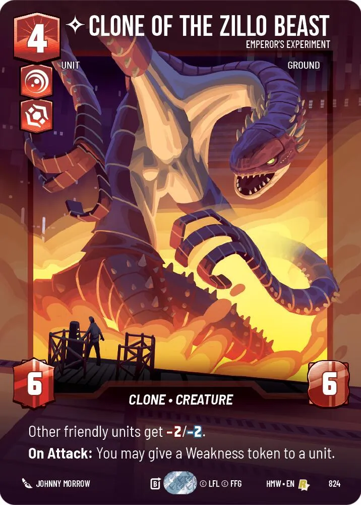 Clone of the Zillo Beast - Emperor's Experiment — Homeworlds — Star Wars: Unlimited