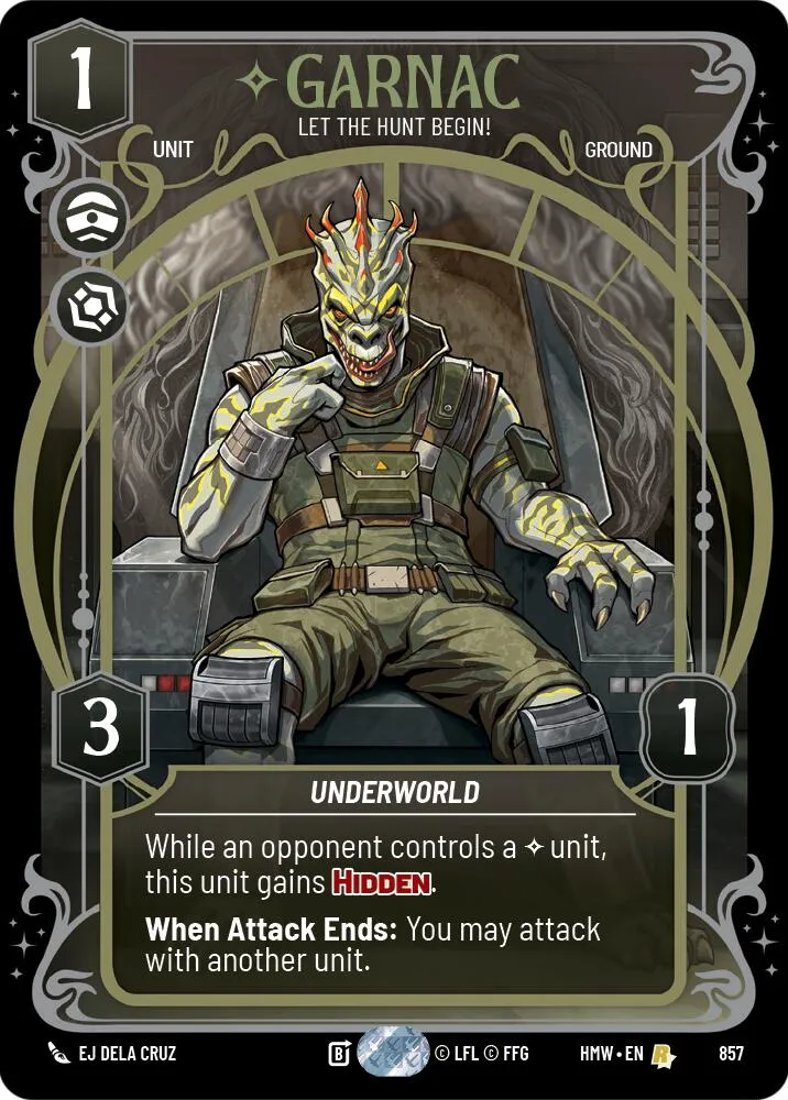 Garnac - Let the Hunt Begin! — Homeworlds — Star Wars: Unlimited