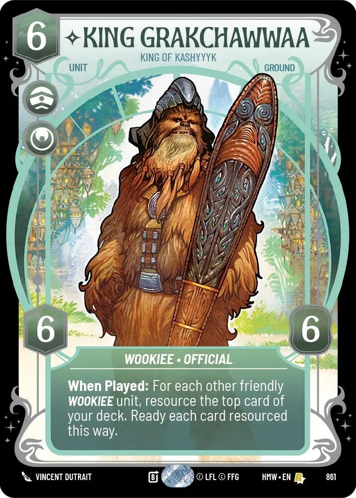 King Grakchawwaa - King of Kashyyyk — Homeworlds — Star Wars: Unlimited