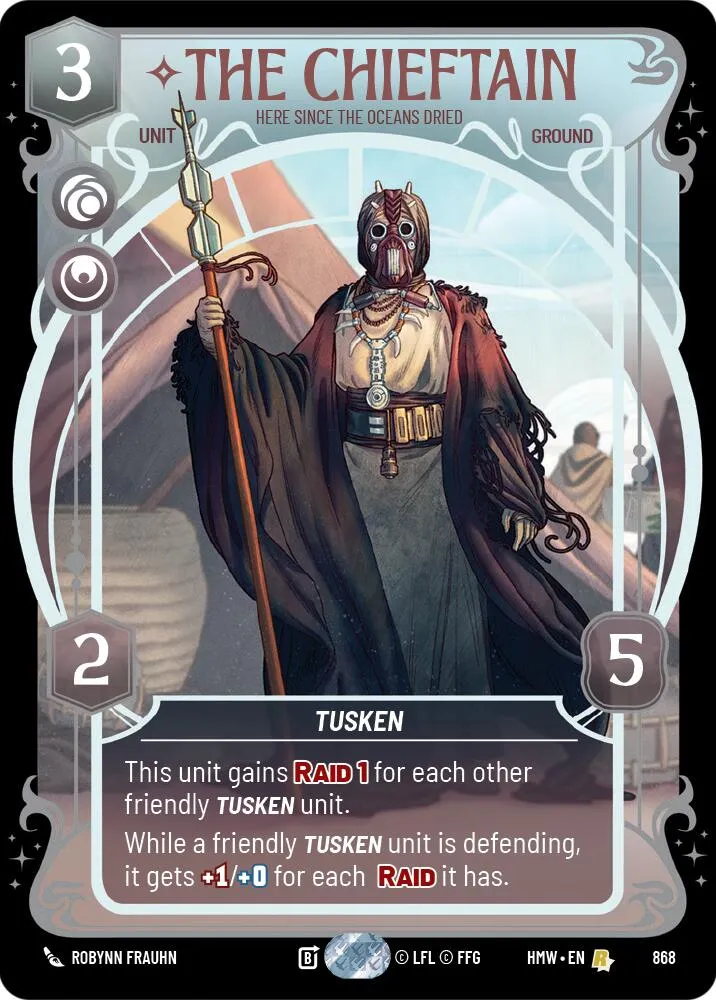 The Chieftain - Here Since the Oceans Dried — Homeworlds — Star Wars: Unlimited
