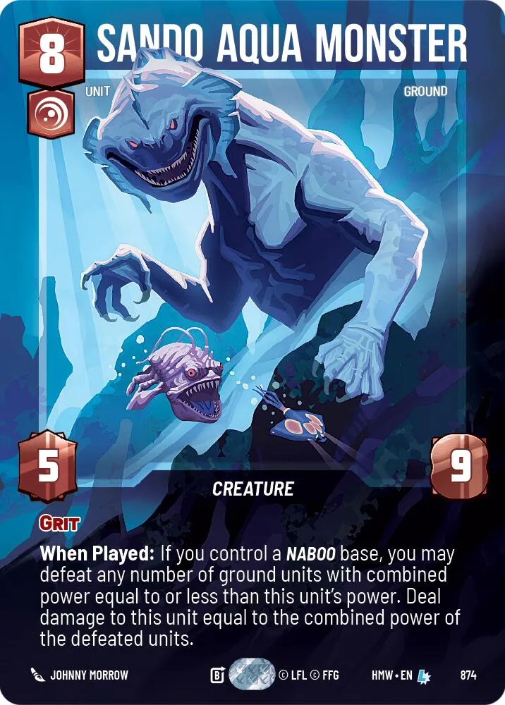 Sando Aqua Monster — Homeworlds — Star Wars: Unlimited