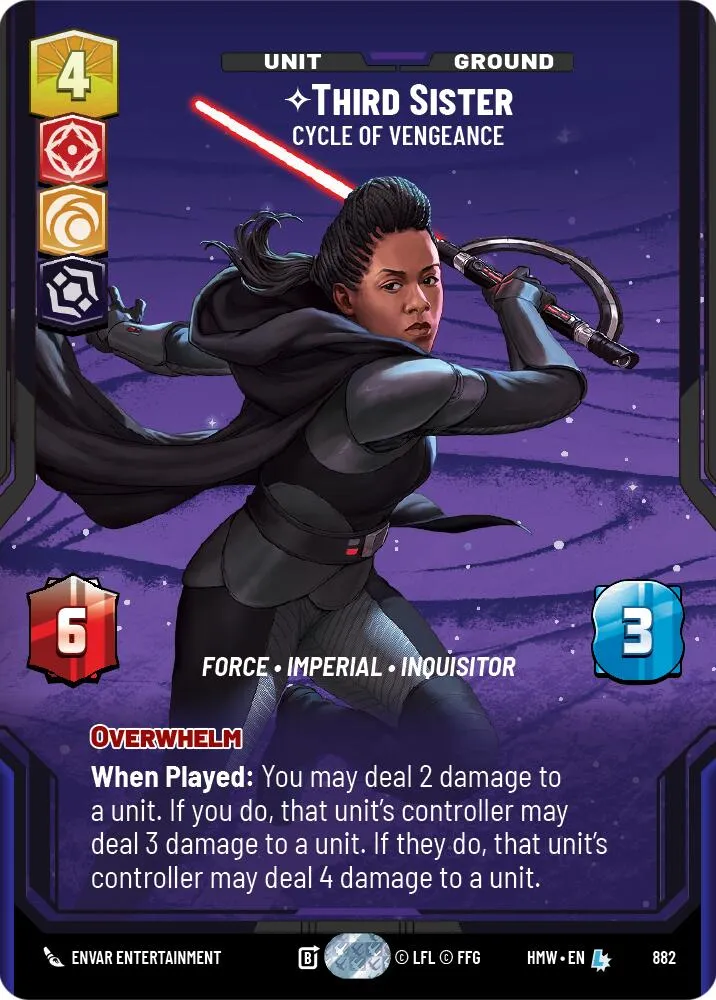 Third Sister - Cycle of Vengeance — Homeworlds — Star Wars: Unlimited