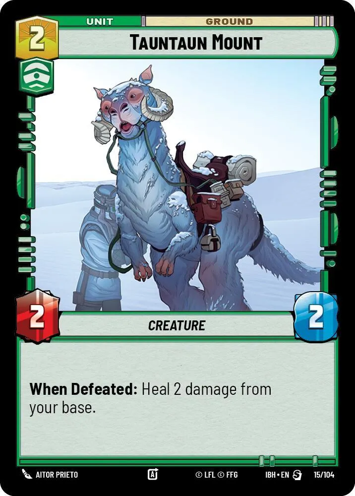 Tauntaun Mount — Intro Battle: Hoth — Star Wars: Unlimited