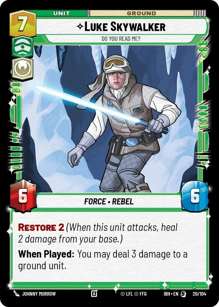 Luke Skywalker - Do You Read Me? — Intro Battle: Hoth — Star Wars: Unlimited