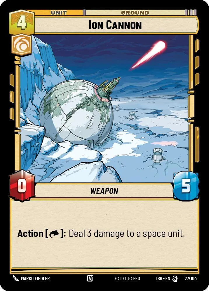 Canon Ionique — Intro Battle: Hoth — Star Wars: Unlimited