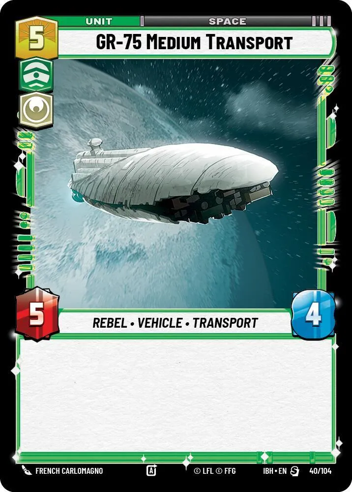 Transport Moyen GR-75 — Intro Battle: Hoth — Star Wars: Unlimited