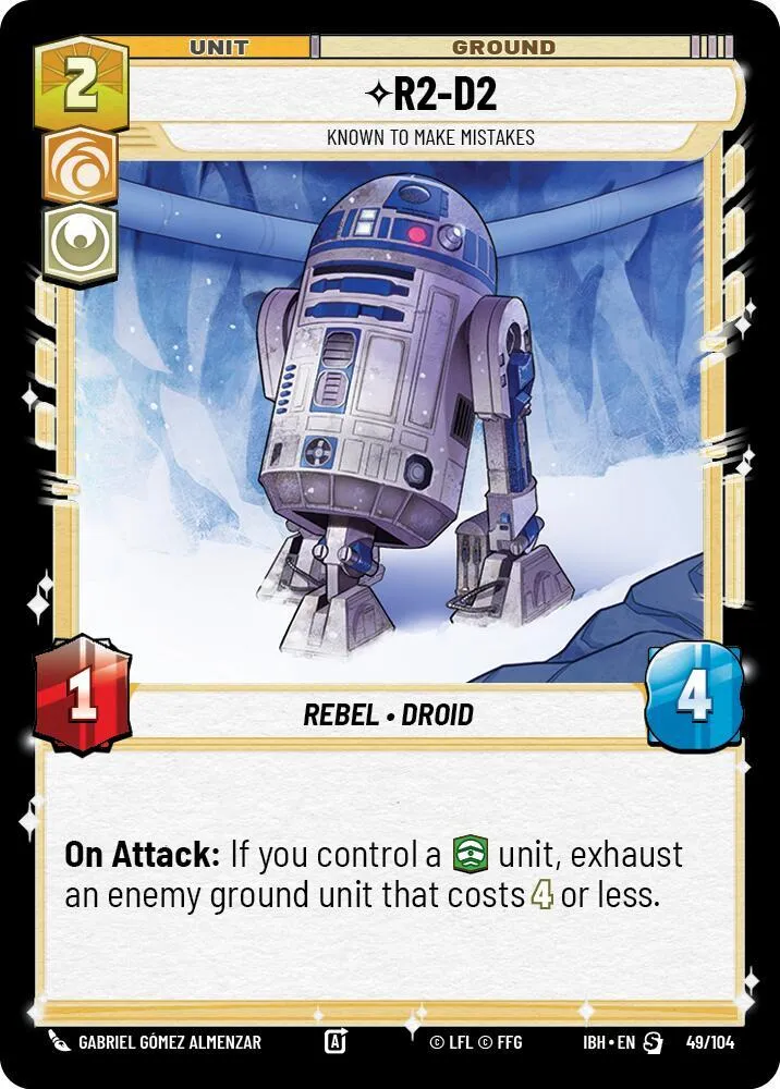 R2-D2 - Connu Pour Faire Des Erreurs — Intro Battle: Hoth — Star Wars: Unlimited