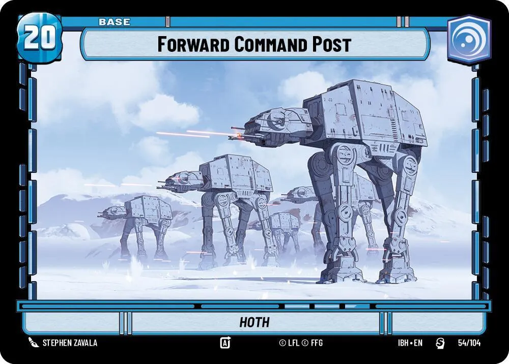 Poste de Commandement Avancé — Intro Battle: Hoth — Star Wars: Unlimited