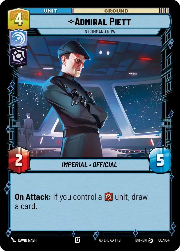 Amiral Piett - Exerce Le Commandement — Intro Battle: Hoth — Star Wars: Unlimited