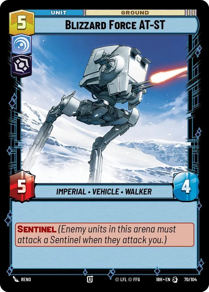 TR-TT de la Force Blizzard — Intro Battle: Hoth — Star Wars: Unlimited