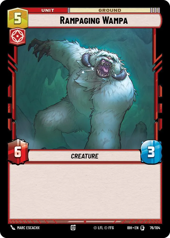 Wampa en Furie — Intro Battle: Hoth — Star Wars: Unlimited