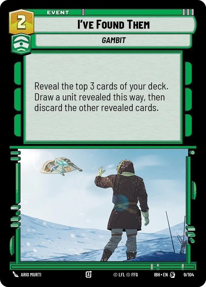 I've Found Them — Intro Battle: Hoth — Star Wars: Unlimited