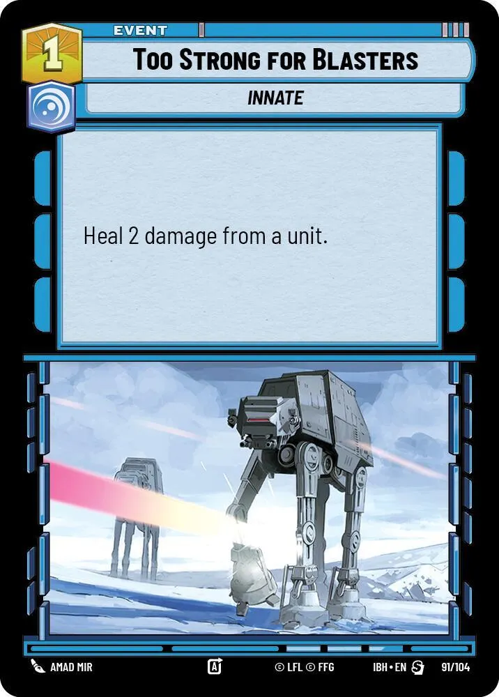 Trop Puissant pour les Blasters — Intro Battle: Hoth — Star Wars: Unlimited