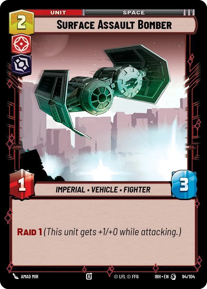 Bombardier d'Assaut en Surface — Intro Battle: Hoth — Star Wars: Unlimited