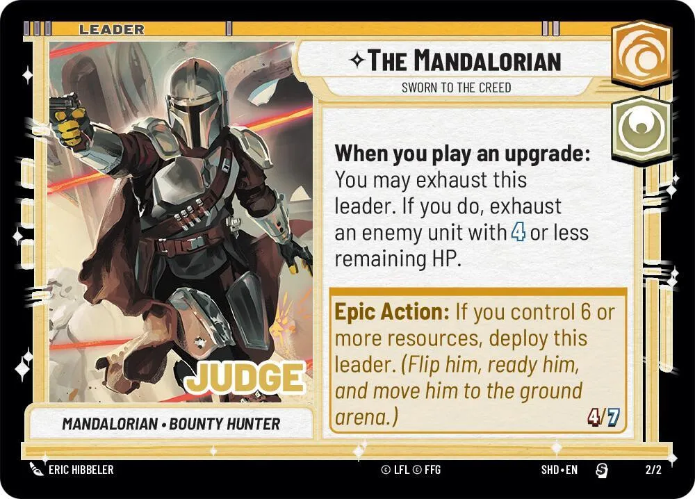 Le Mandalorien - Fidèle Au Credo — Judge Promos — Star Wars: Unlimited