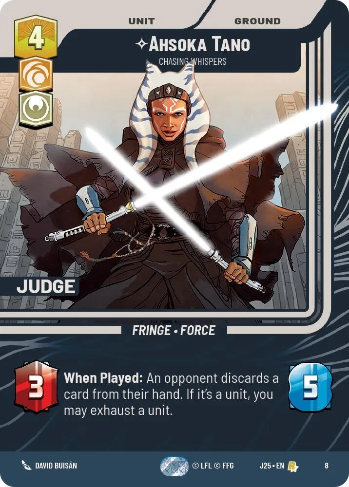 Ahsoka Tano - Pourchasse Des Murmures — Judge Promos — Star Wars: Unlimited