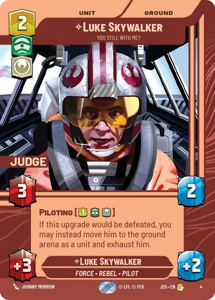 Luke Skywalker - You Still With Me? — Judge Promos — Star Wars: Unlimited