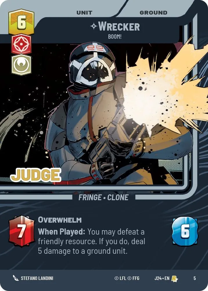 Wrecker - Boom! — Judge Promos — Star Wars: Unlimited