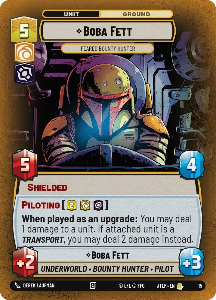 Boba Fett - Feared Bounty Hunter — Jump to Lightspeed: Weekly Play Promos — Star Wars: Unlimited