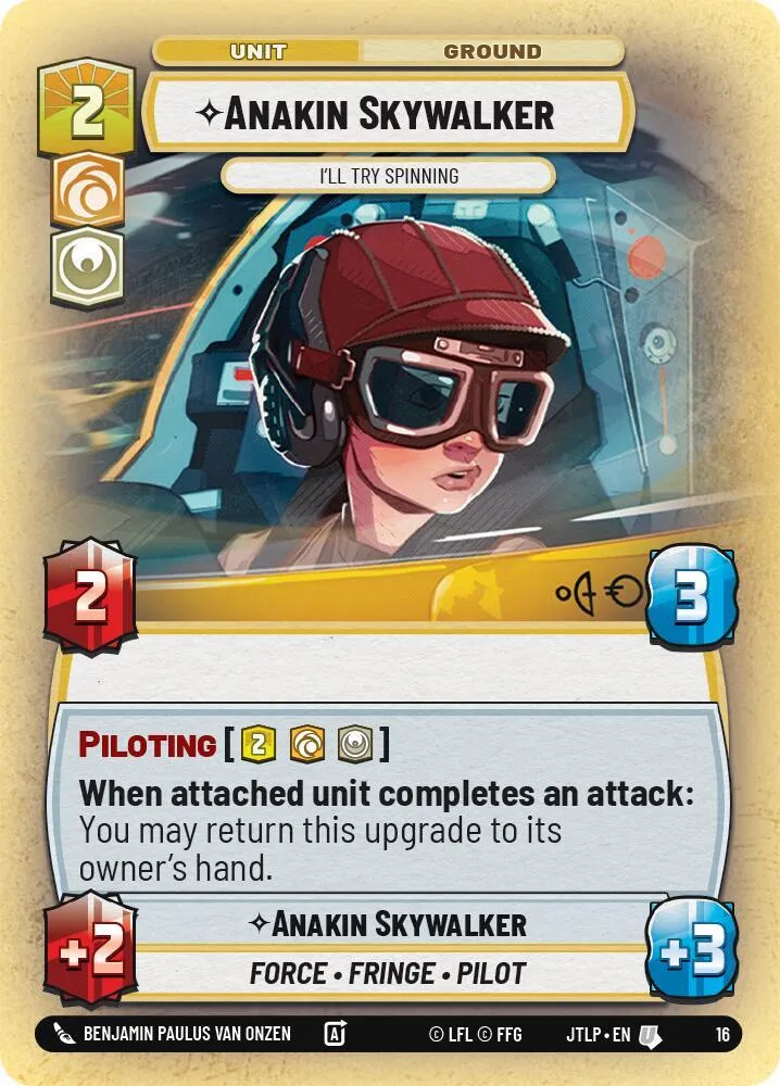 Anakin Skywalker - I'll Try Spinning — Jump to Lightspeed: Weekly Play Promos — Star Wars: Unlimited