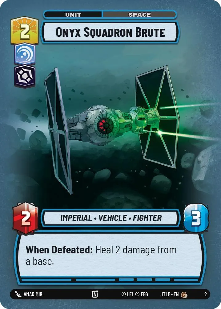 Onyx Squadron Brute — Jump to Lightspeed: Weekly Play Promos — Star Wars: Unlimited