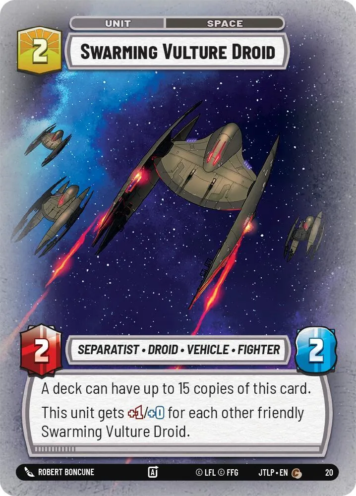 Swarming Vulture Droid — Jump to Lightspeed: Weekly Play Promos — Star Wars: Unlimited