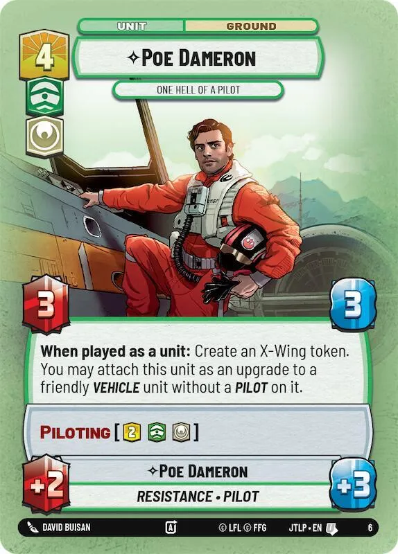 Poe Dameron - One Hell of a Pilot — Jump to Lightspeed: Weekly Play Promos — Star Wars: Unlimited