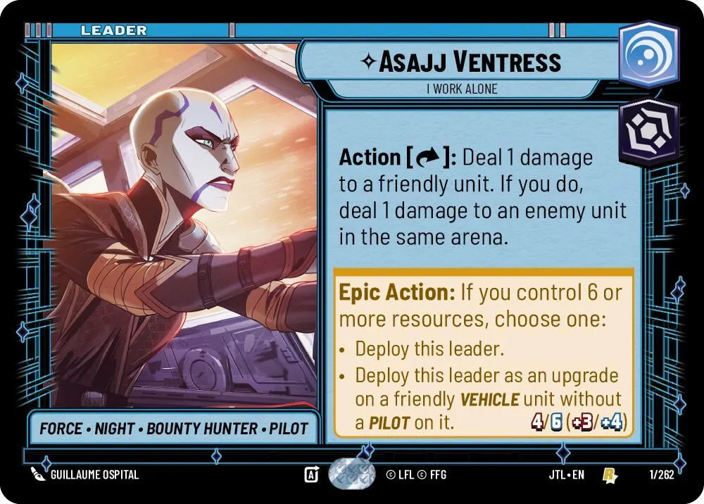 Asajj Ventress - I Work Alone — Jump to Lightspeed — Star Wars: Unlimited