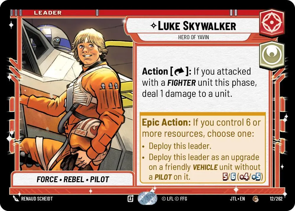 Luke Skywalker - Hero of Yavin — Jump to Lightspeed — Star Wars: Unlimited