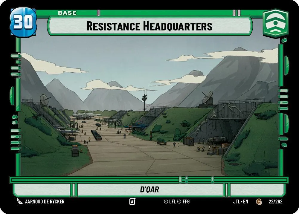 Resistance Headquarters // X-Wing — Jump to Lightspeed — Star Wars: Unlimited