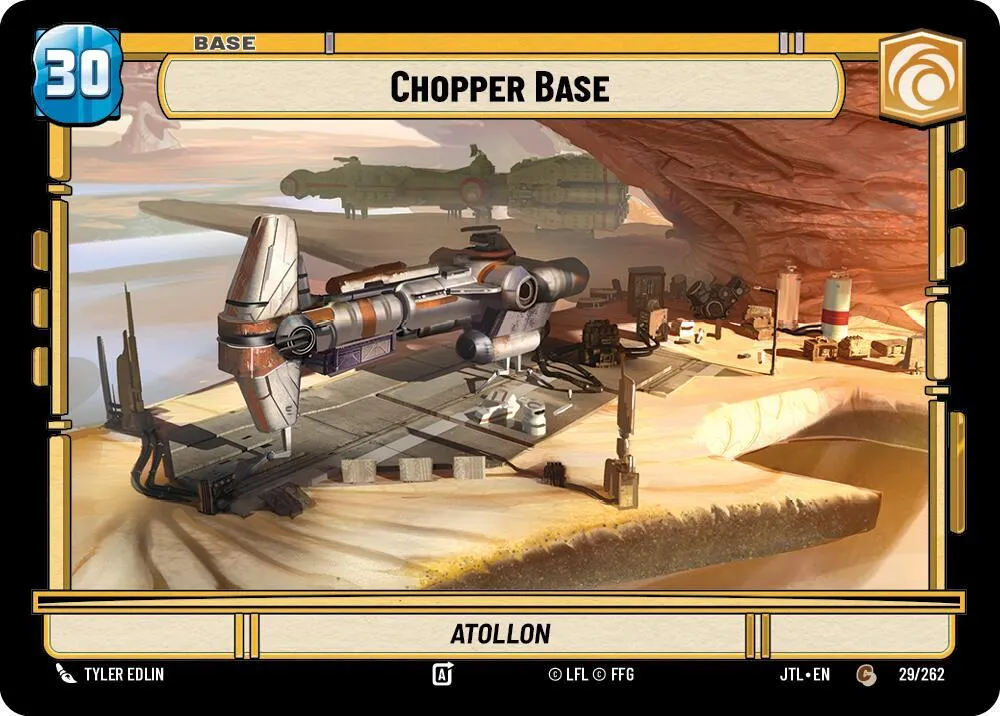 Chopper Base // X-Wing — Jump to Lightspeed — Star Wars: Unlimited