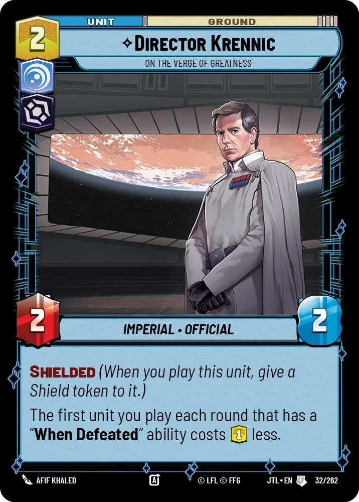 Director Krennic - On the Verge of Greatness — Jump to Lightspeed — Star Wars: Unlimited