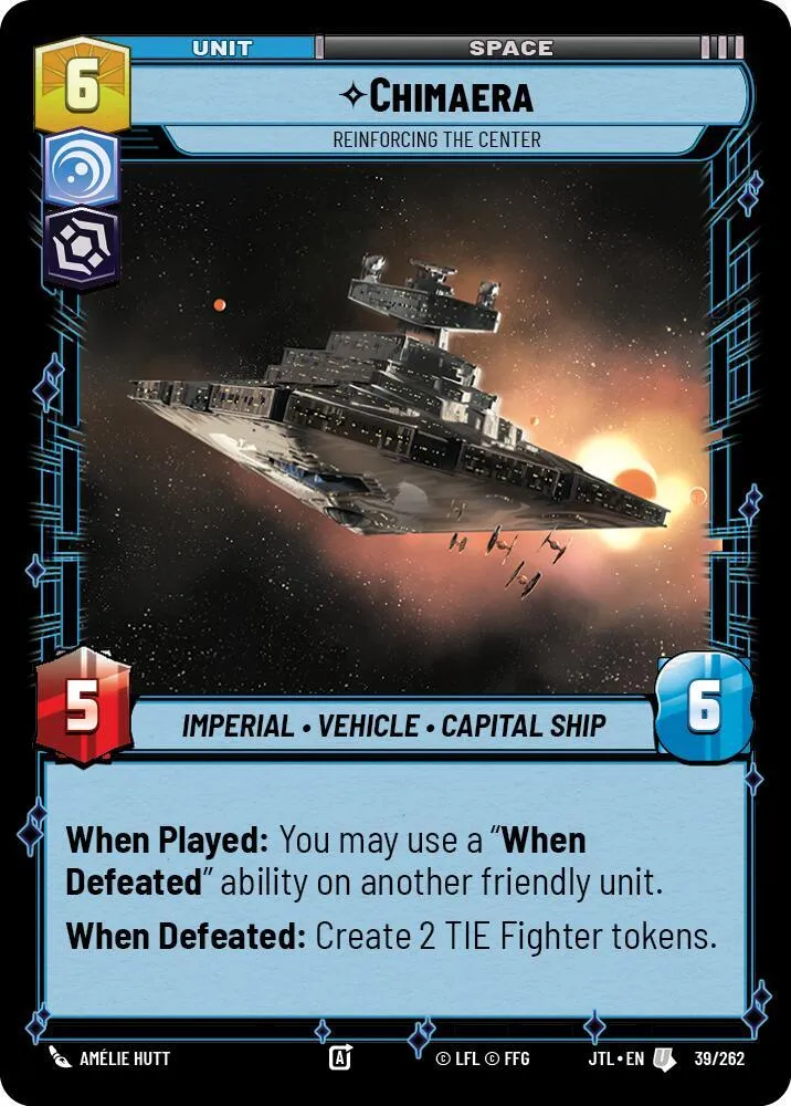 Chimaera - Reinforcing the Center — Jump to Lightspeed — Star Wars: Unlimited