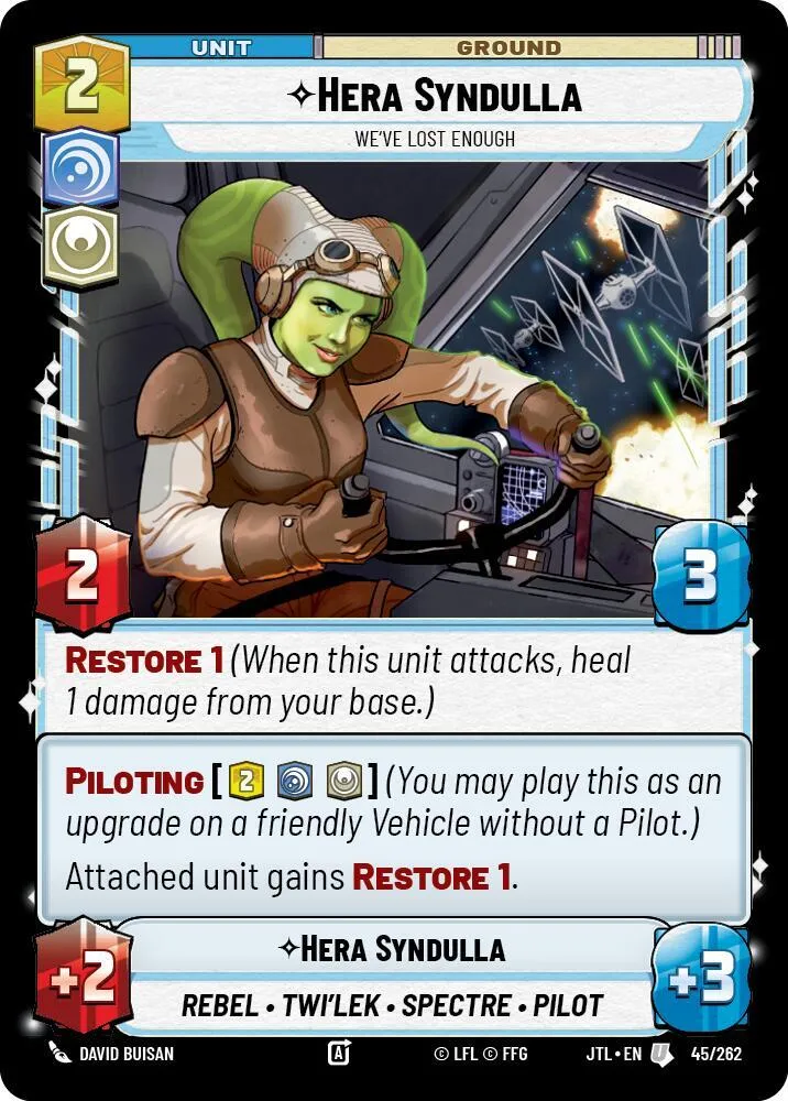 Hera Syndulla - Nous Avons Assez Perdu — Jump to Lightspeed — Star Wars: Unlimited
