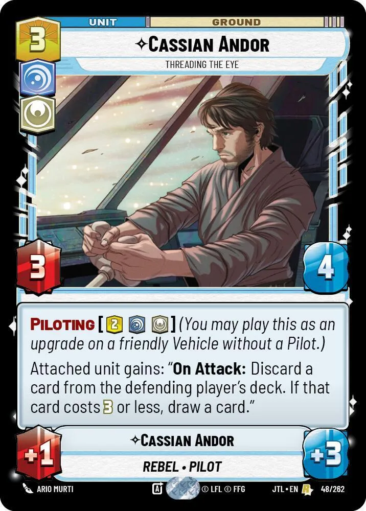 Cassian Andor - Threading the Eye — Jump to Lightspeed — Star Wars: Unlimited