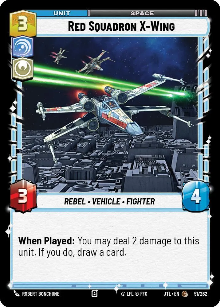 Red Squadron X-Wing — Jump to Lightspeed — Star Wars: Unlimited
